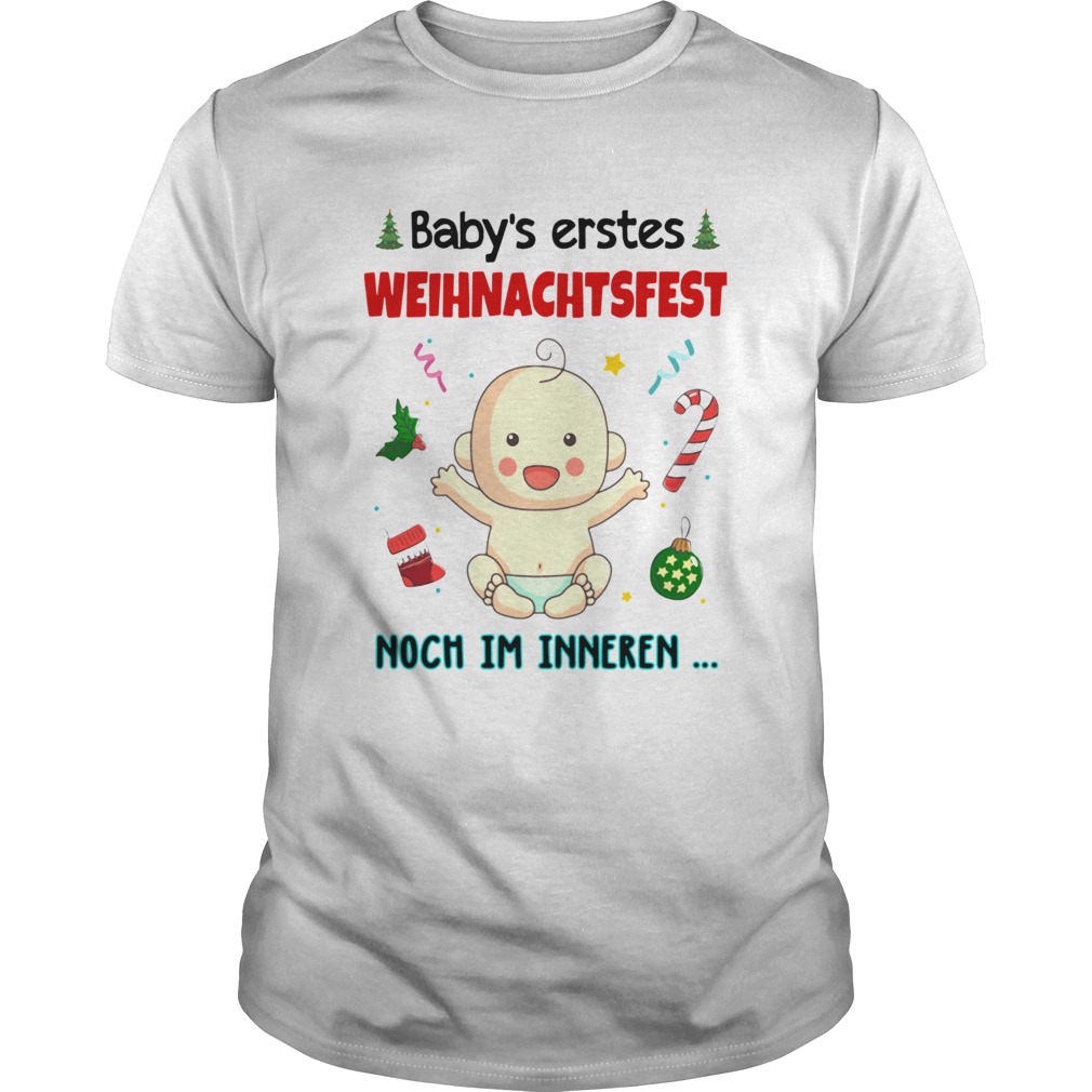 Babys Erstes Weihnachtsfest Noch Im Inneren shirt