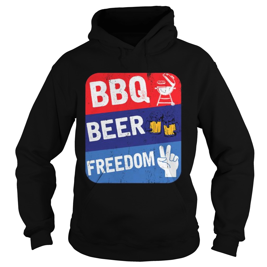 Bbq Beer Freedom Hoodie