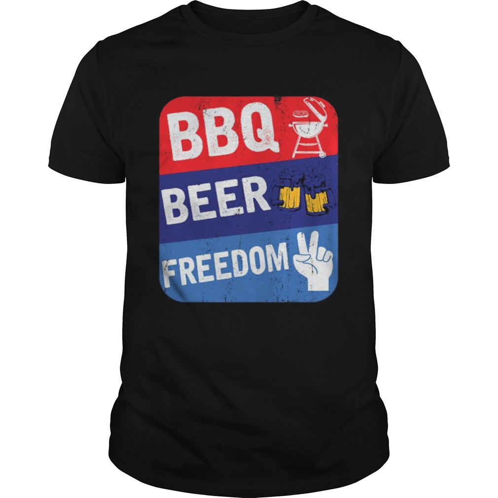 Bbq Beer Freedom shirt