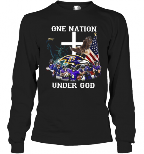 Beak Philadelphia Eagles One Nation Under God T-Shirt Long Sleeved T-shirt 