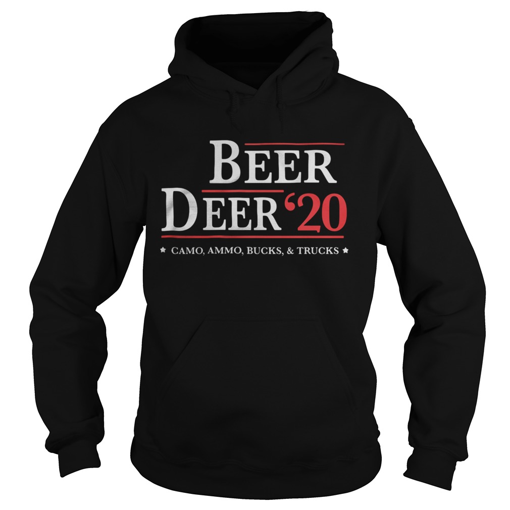 Beer Deer 2020 If Its Brown Its Down Election Hoodie