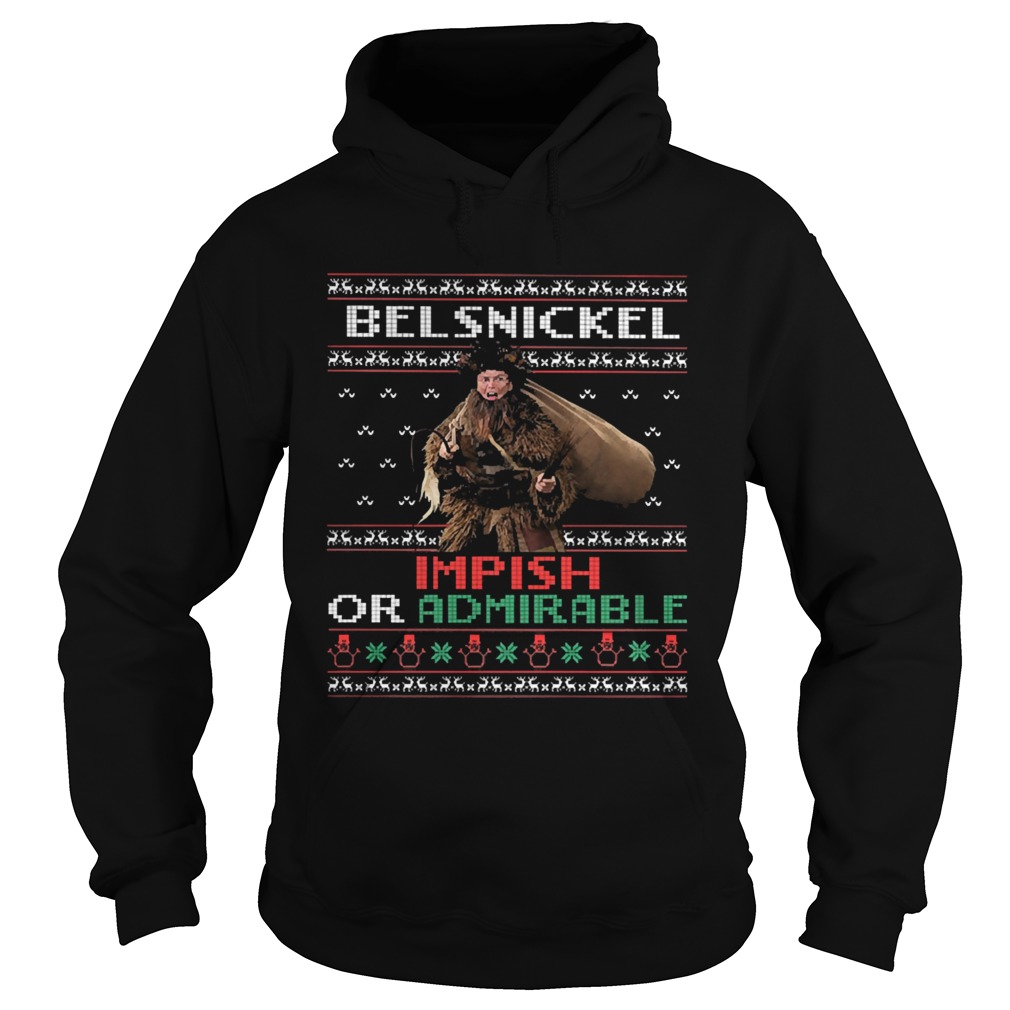 Belsnickel impish or admirable ugly christmas Hoodie