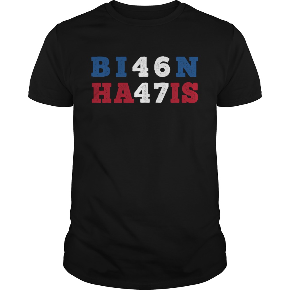 Biden 46 Harris 47 46th President Election 2020 shirt