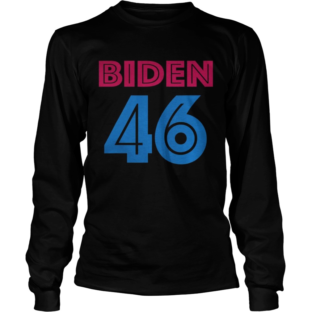 Biden 46 President 2020 Logo Sporty Long Sleeve
