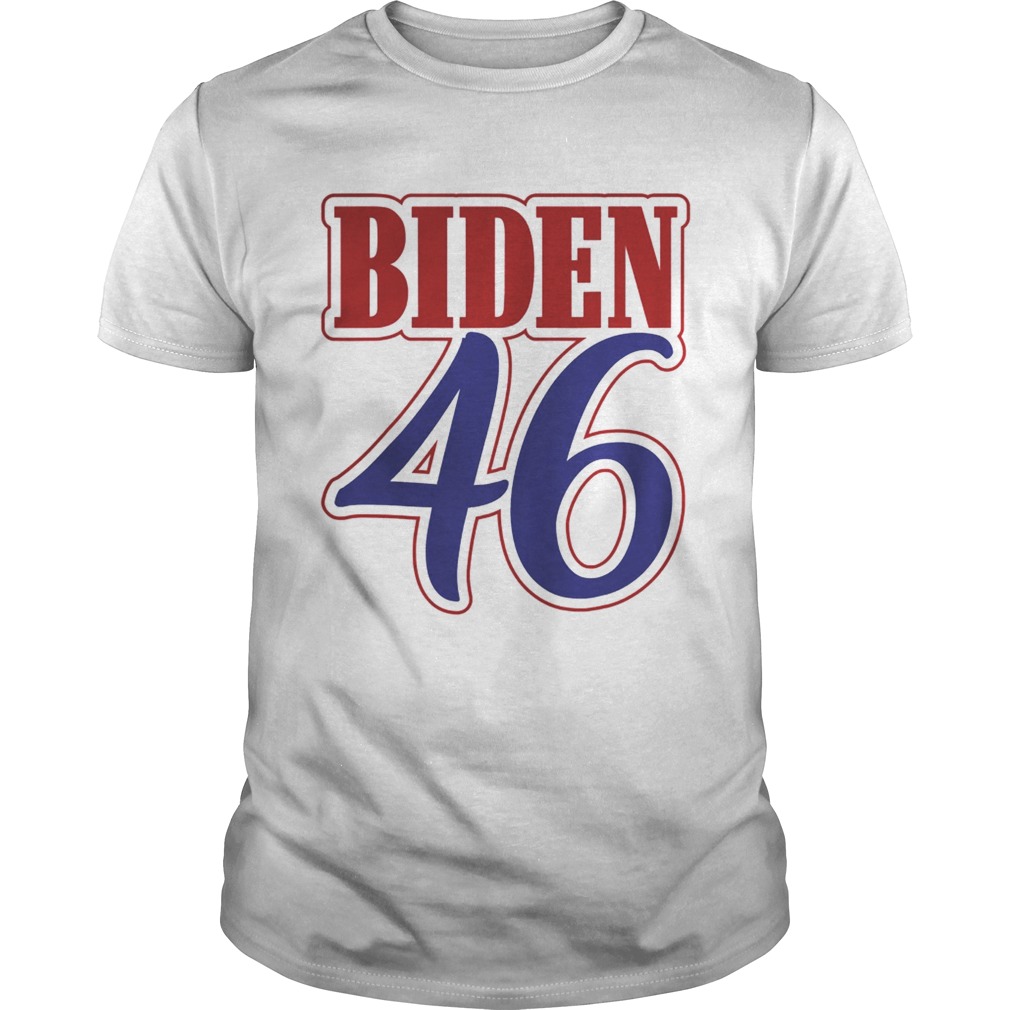 Biden 46 red and blue design shirt