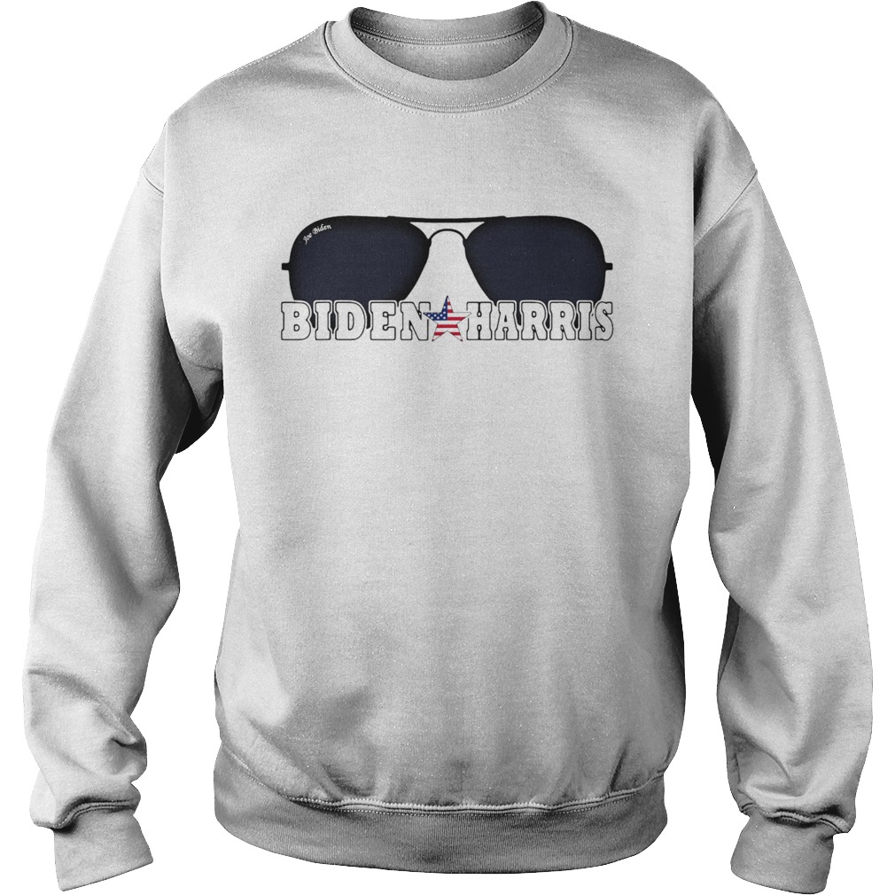 Biden Harris Sunglasses Patriotic Aviator Graphic Sweatshirt