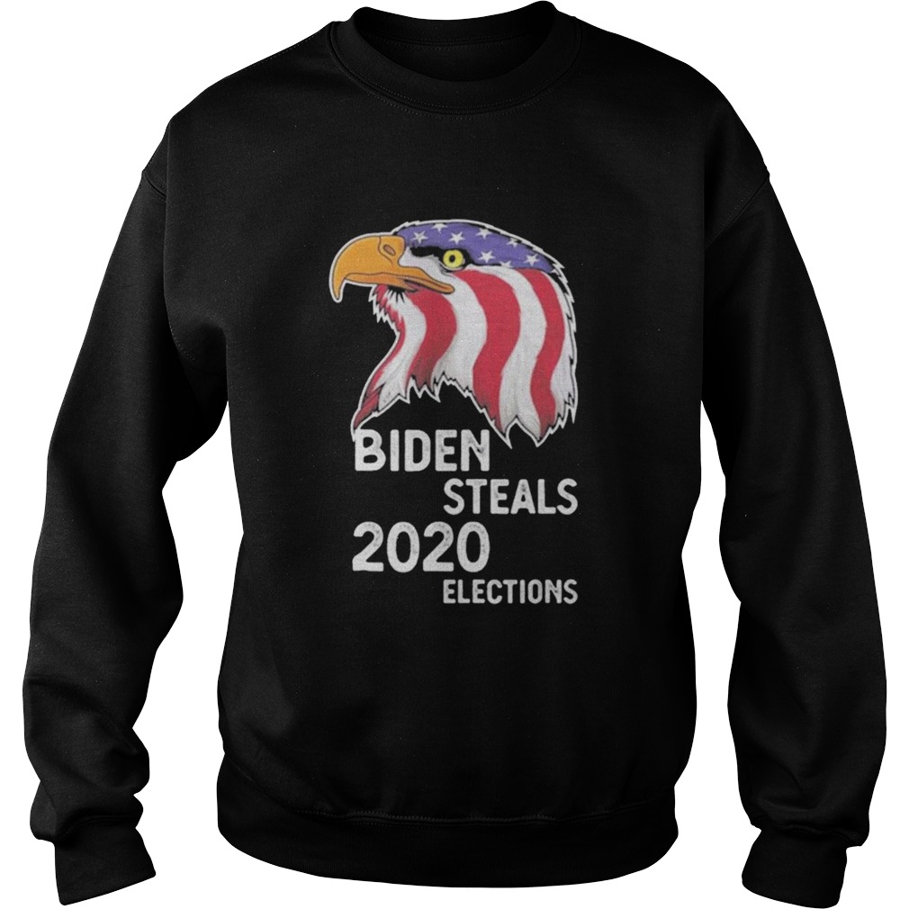 Biden Steals 2020 Elections Vote Republican Political American Flag Sweatshirt