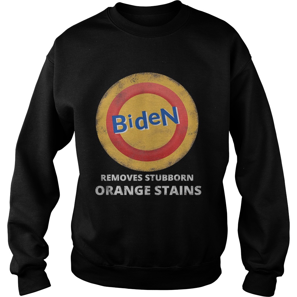 Biden Vintage Removes Stubborn Orange Stains Tide Detergent Sweatshirt