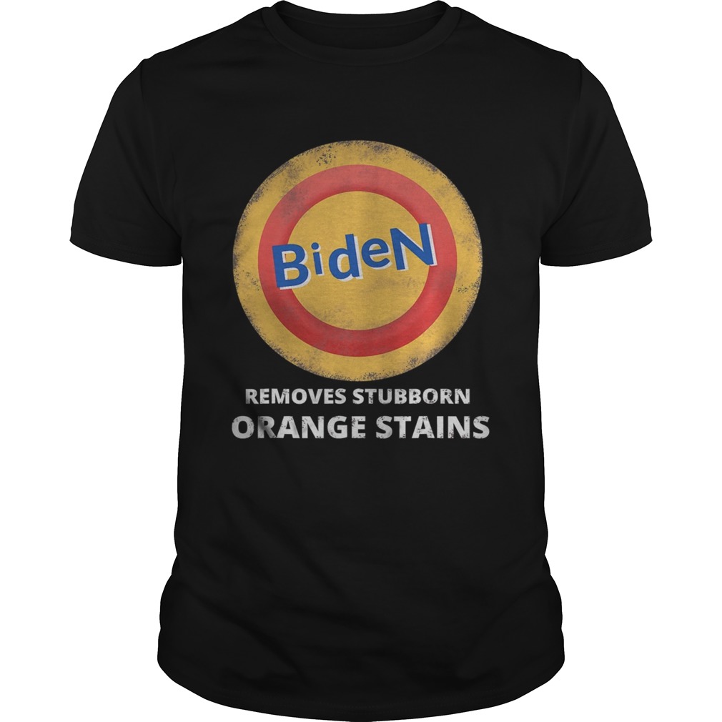 Biden Vintage Removes Stubborn Orange Stains Tide Detergent shirt