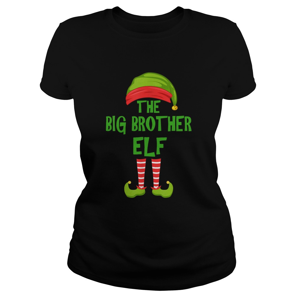 Big Brother Elf Matching Family Christmas Party Pajama Classic Ladies