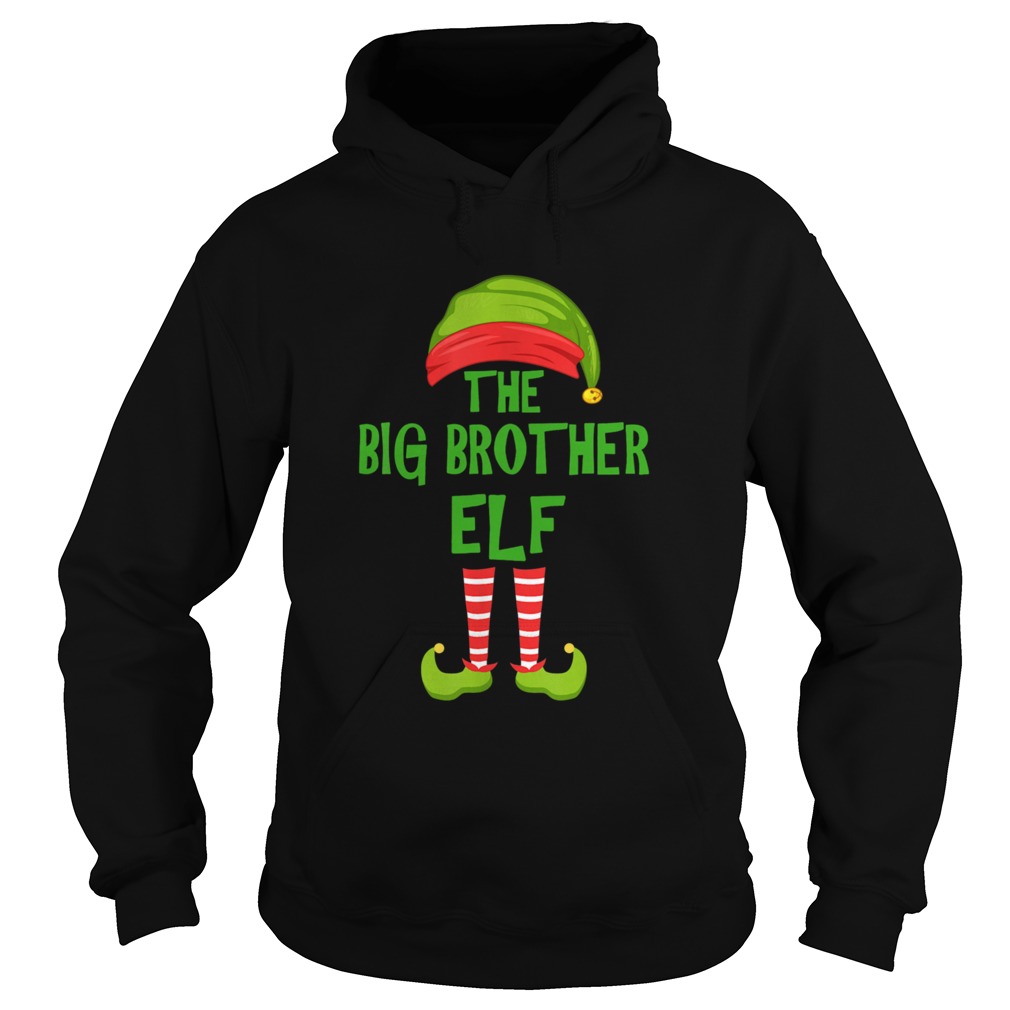 Big Brother Elf Matching Family Christmas Party Pajama Hoodie