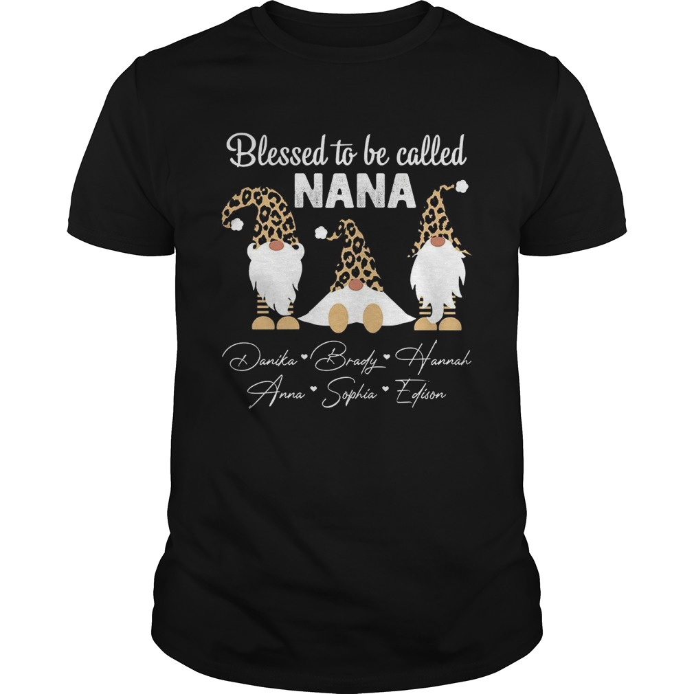 Blessed To be Called Nana shirt