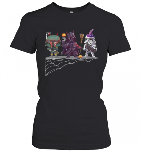 Boba Fett Darth Vader Star Wars Halloween T-Shirt Classic Women's T-shirt