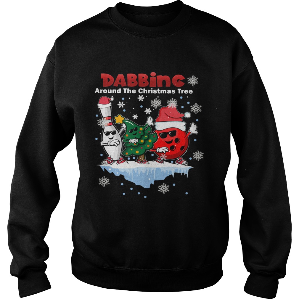 Boling Dabbing Around The Christmas Tree Sweatshirt