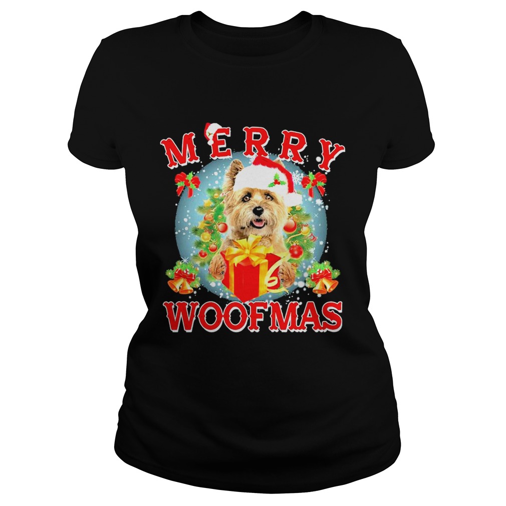 Cairn Terrier Merry Woofmas Christmas Classic Ladies