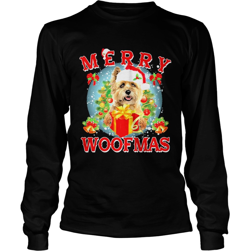 Cairn Terrier Merry Woofmas Christmas Long Sleeve