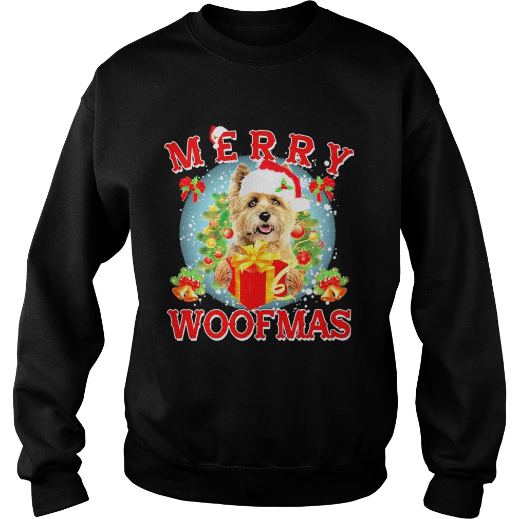 Cairn Terrier Merry Woofmas Christmas Sweatshirt