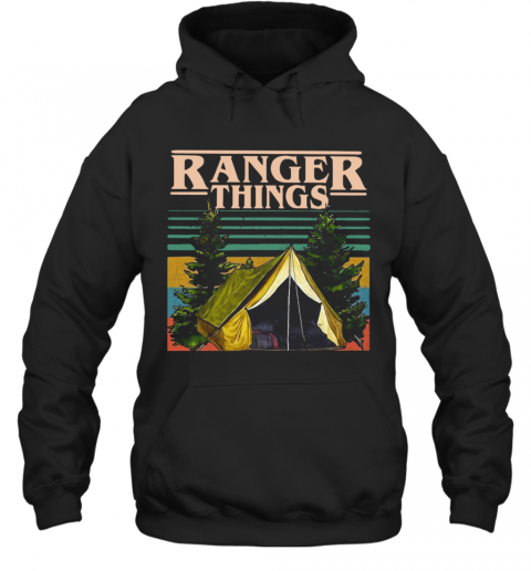Camping Ranger Things Stranger Things Vintage T-Shirt Unisex Hoodie