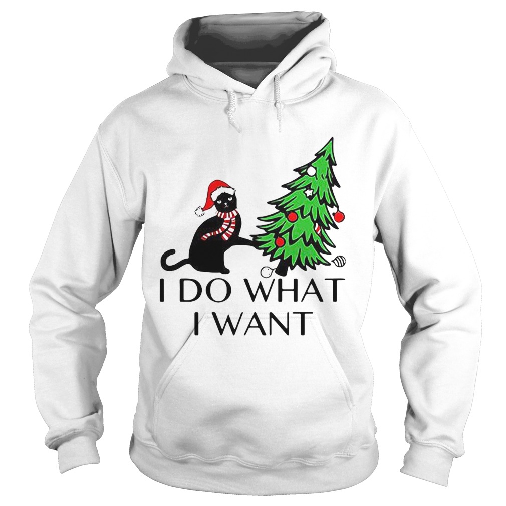 Cat I Do What I Want Christmas Hoodie