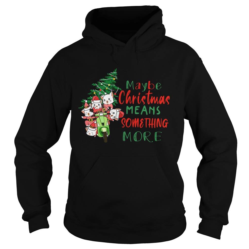 Cats Tree Maybe Christmas Means Something More Hoodie