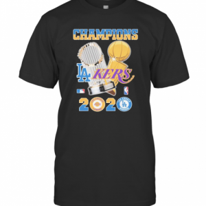 Champions Los Angeles Lakers Vs Los Angeles Dodgers 2020 T-Shirt Classic Men's T-shirt