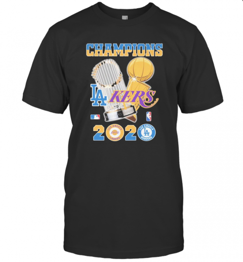 Champions Los Angeles Lakers Vs Los Angeles Dodgers 2020 T-Shirt