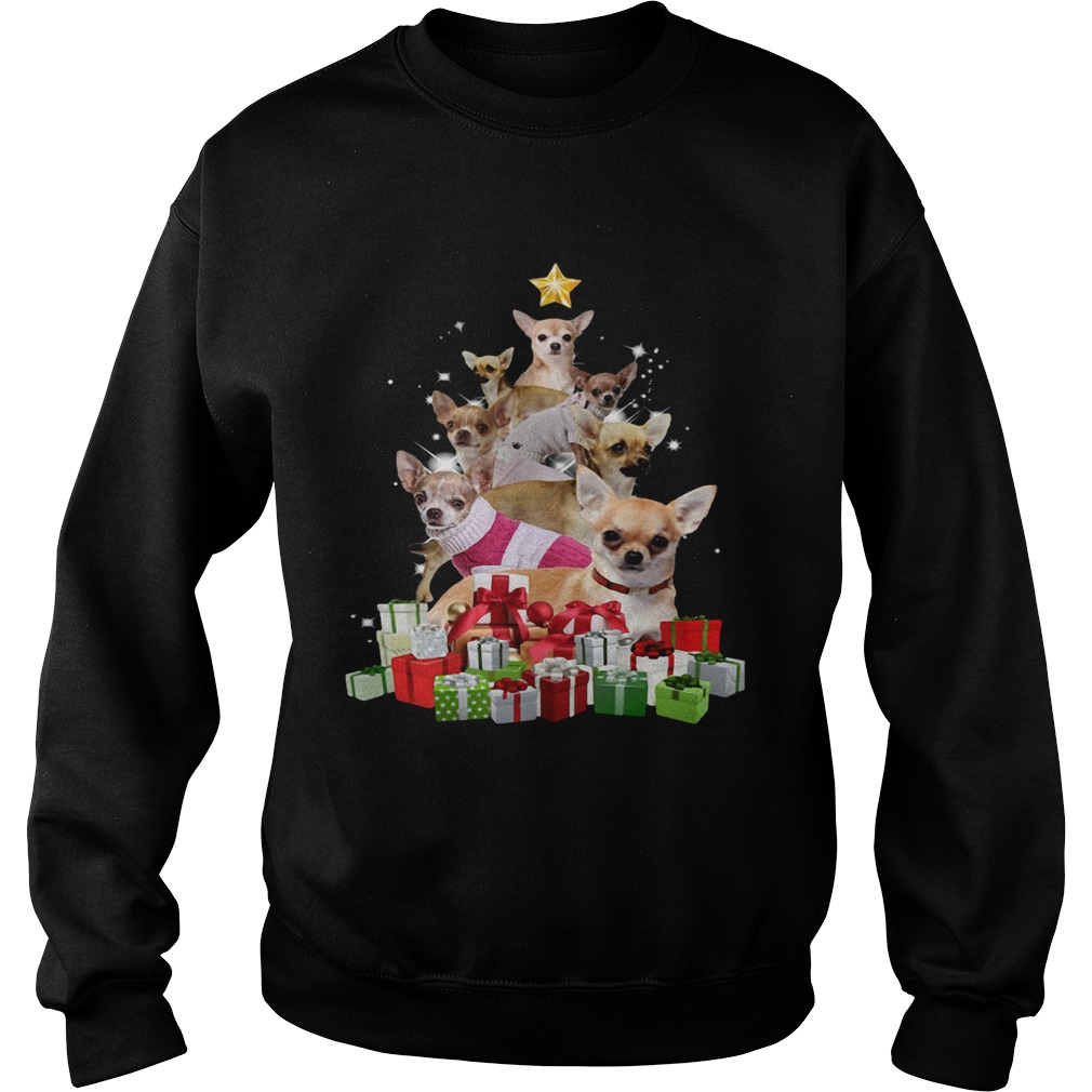 Chihuahua Christmas Tree Sweatshirt