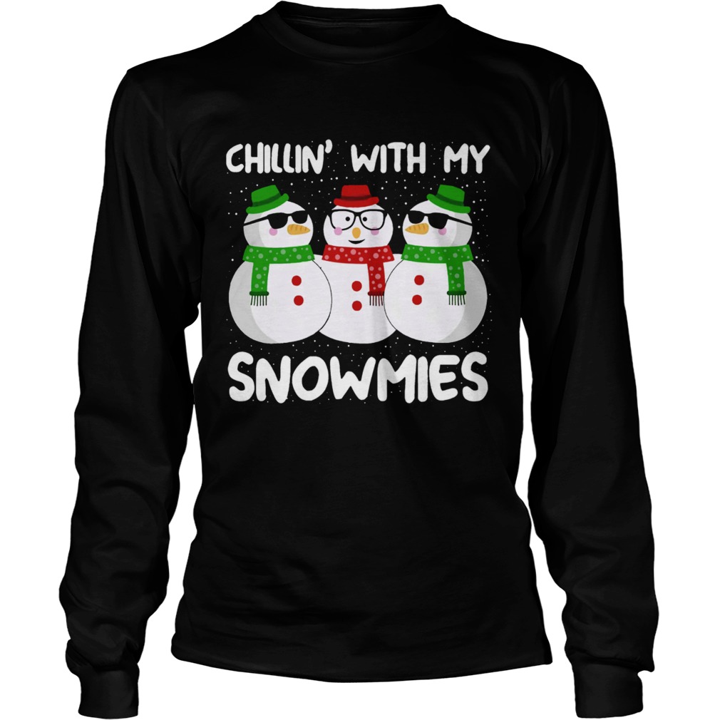 Chillin with my snowmies Long Sleeve