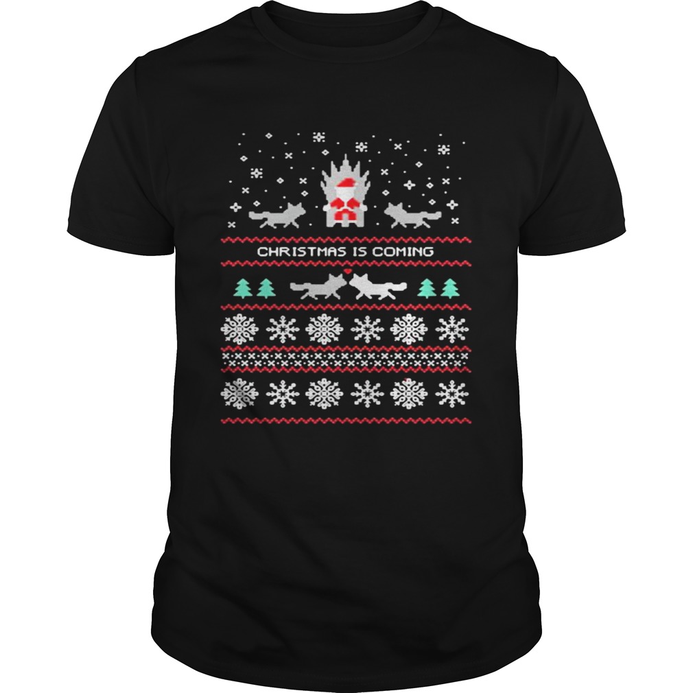 Christmas Is Coming Cats Santa Clause Merry Xmas shirt