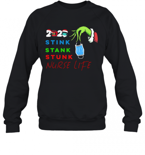 Christmas Quarantine For Nurse 2020 Xmas T-Shirt Unisex Sweatshirt