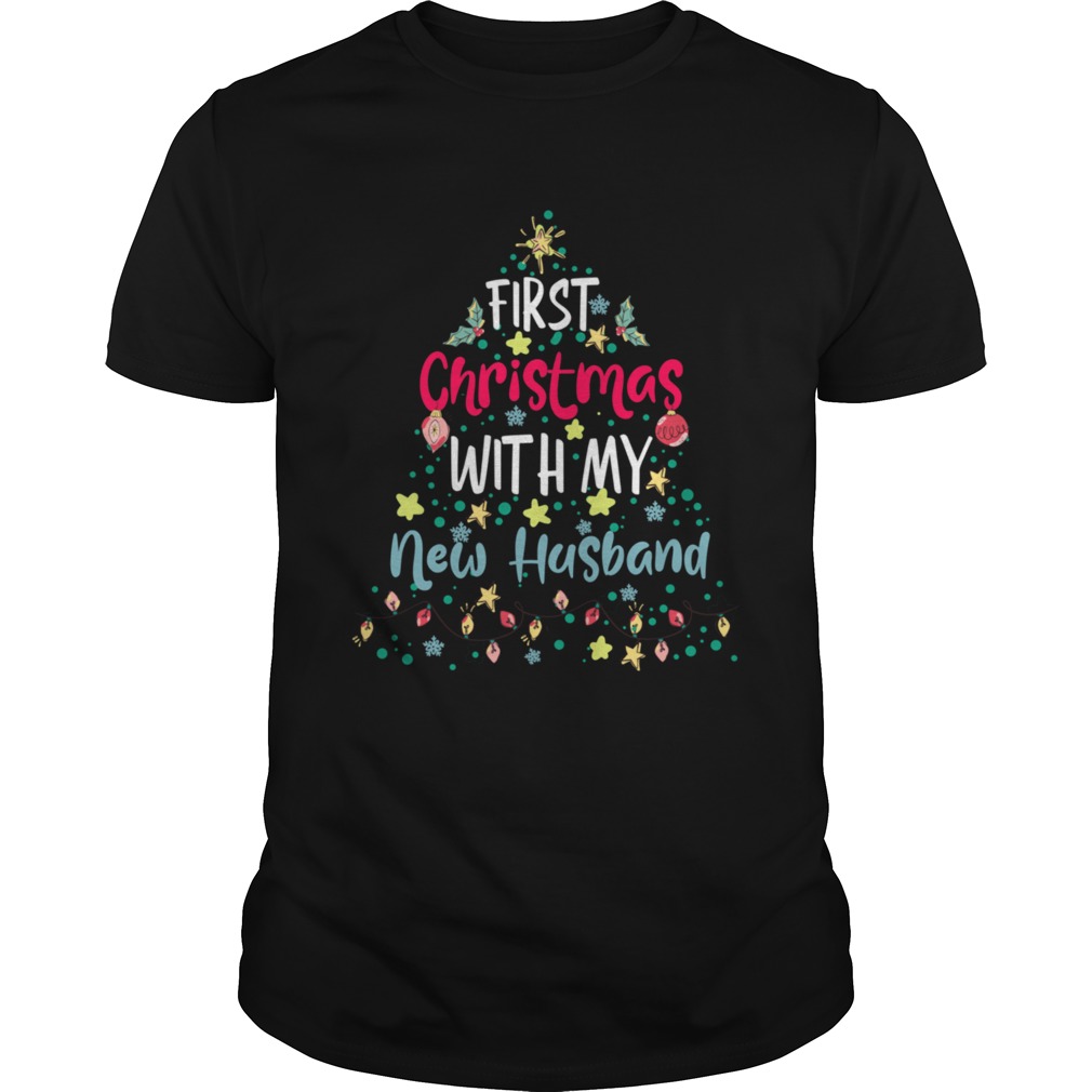 Christmas With My New Husband Tee Xmas 2020 Party shirt