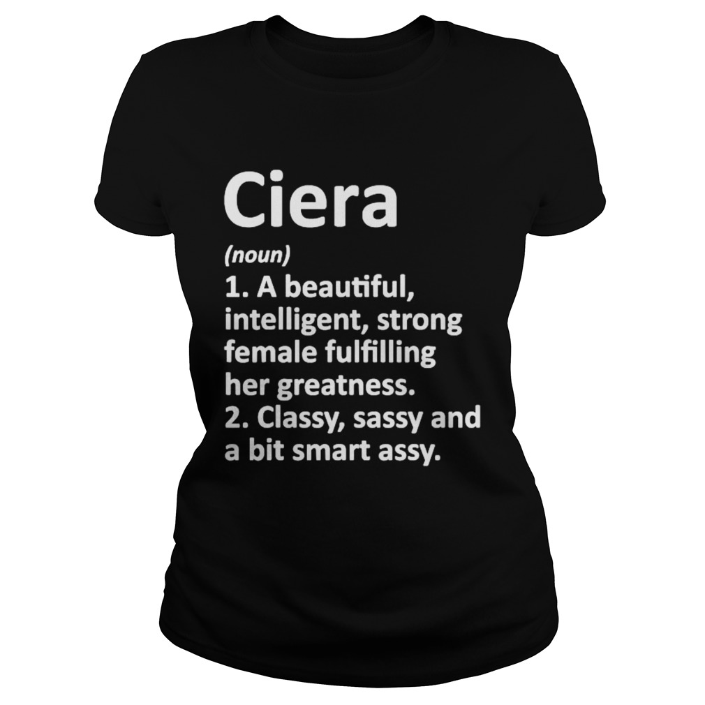 Ciera Definition Personalized Name Christmas Classic Ladies