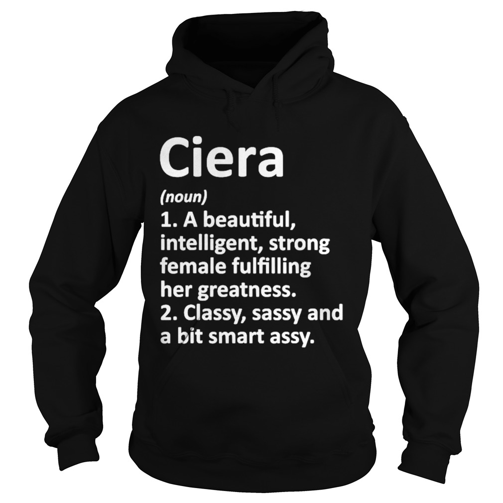 Ciera Definition Personalized Name Christmas Hoodie