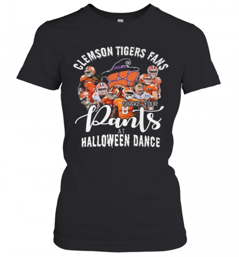 Clemson Tigers Fans Shake Your Pants At Halloween Dance T-Shirt Classic Women's T-shirt
