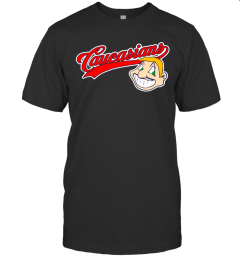 Cleveland Caucasians Baseball Mascot Cleveland Indians T-Shirt