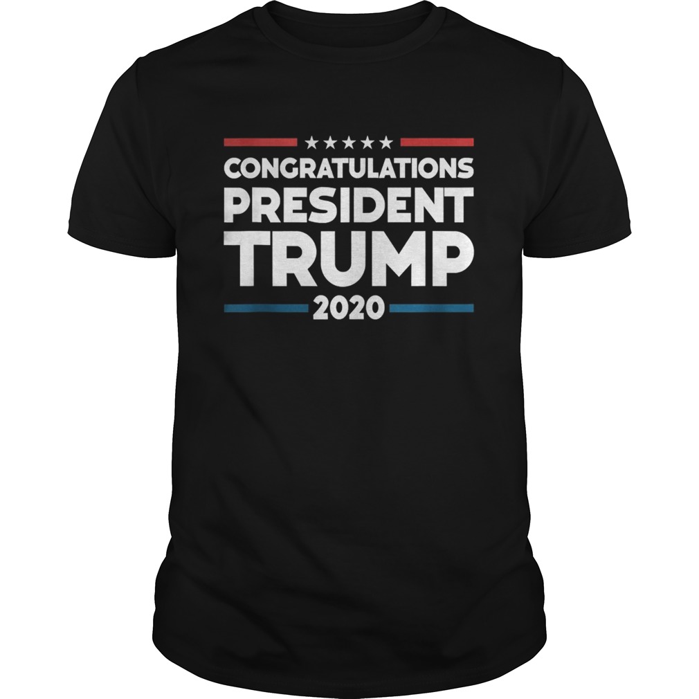 Congratulations president trump presidential election shirt