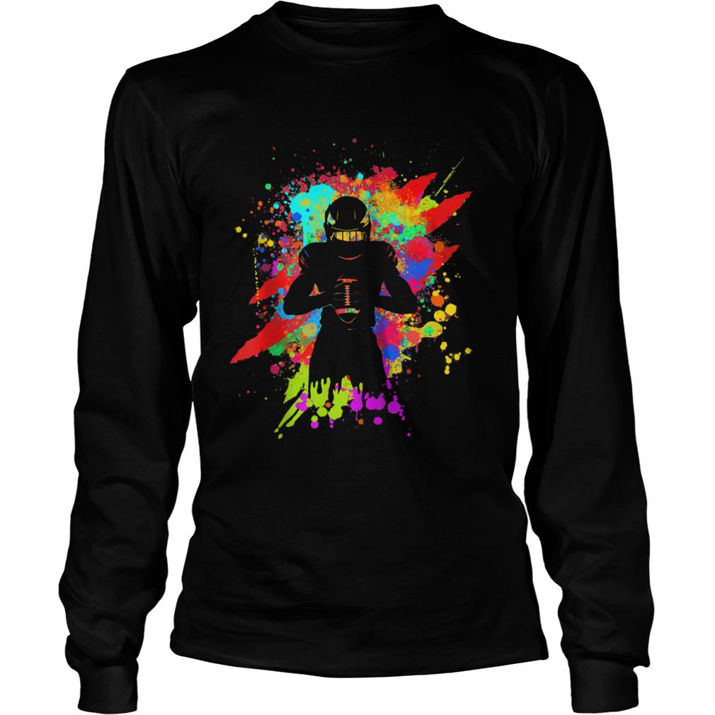 Cool American Football Player Star for color Sports Long Sleeve