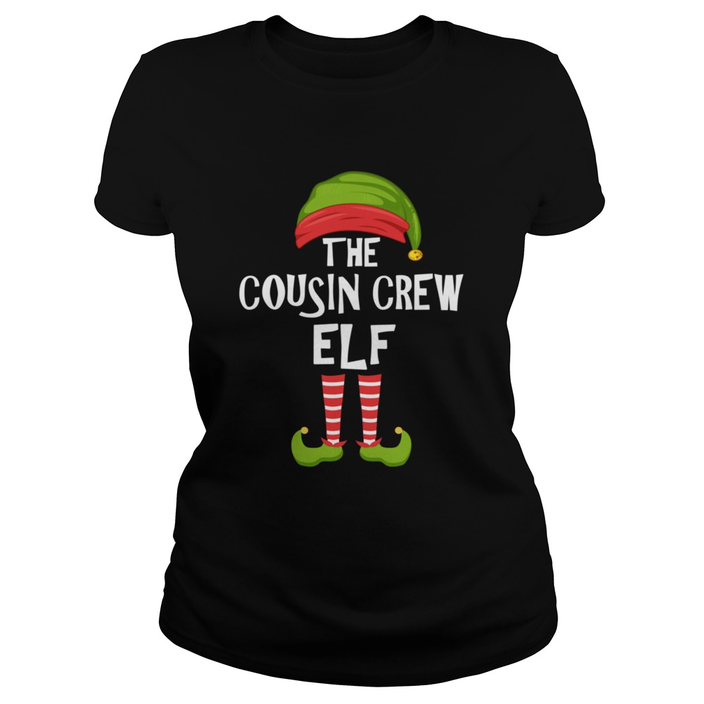 Cousin Crew Elf Matching Christmas Party Pajama Classic Ladies