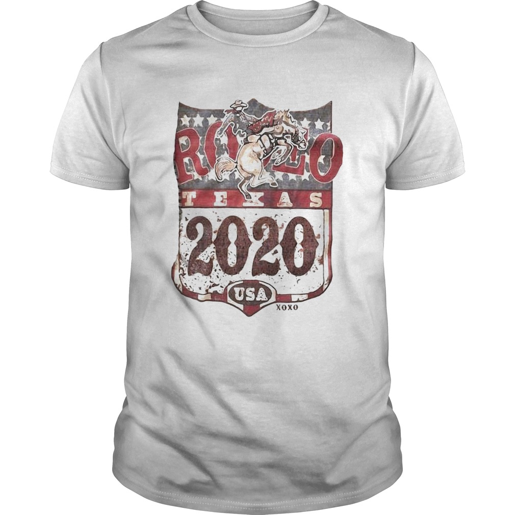 Cowboy Rodeo Texas 2020 Ameican Flag shirt