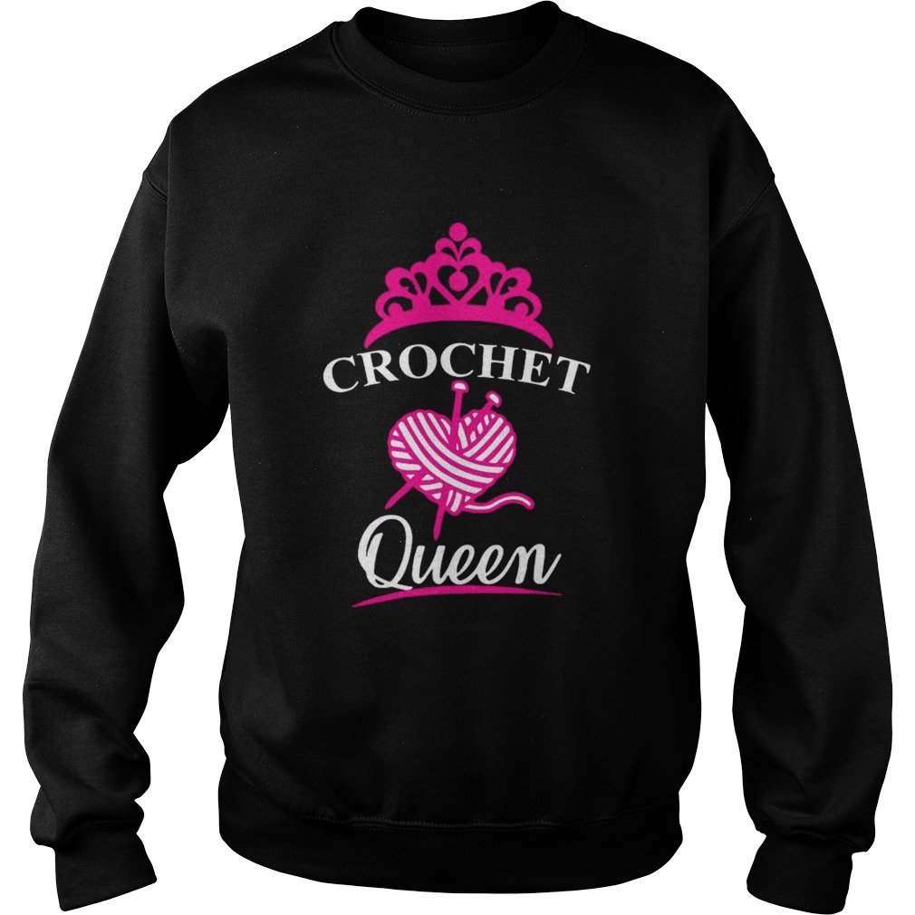 Crochet Queen Sweatshirt