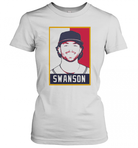 Dansby Swanson Baseball Player Art T-Shirt Classic Women's T-shirt