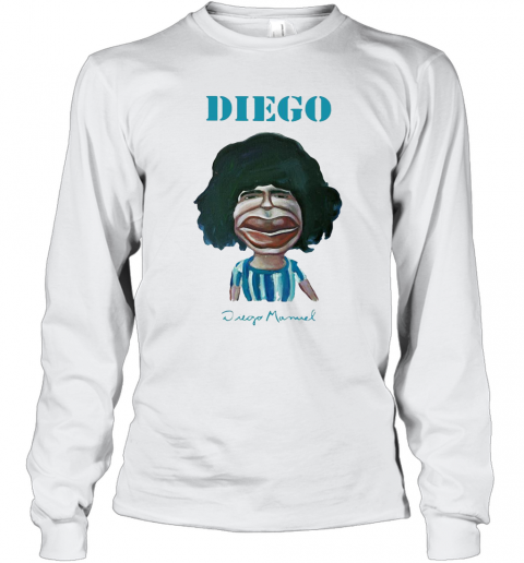 Diego Maradona Diego Manuel T-Shirt Long Sleeved T-shirt 