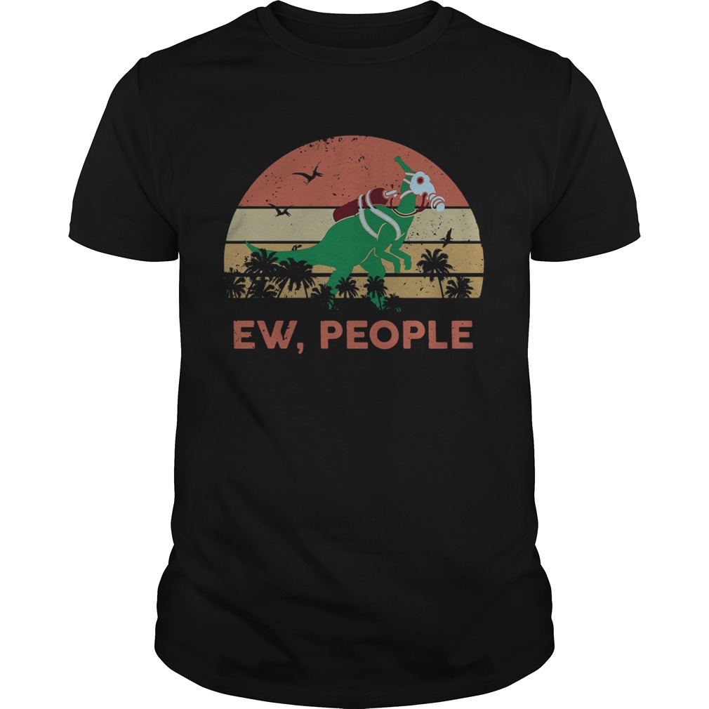 Dinosaur Ew People Vintage Retro shirt
