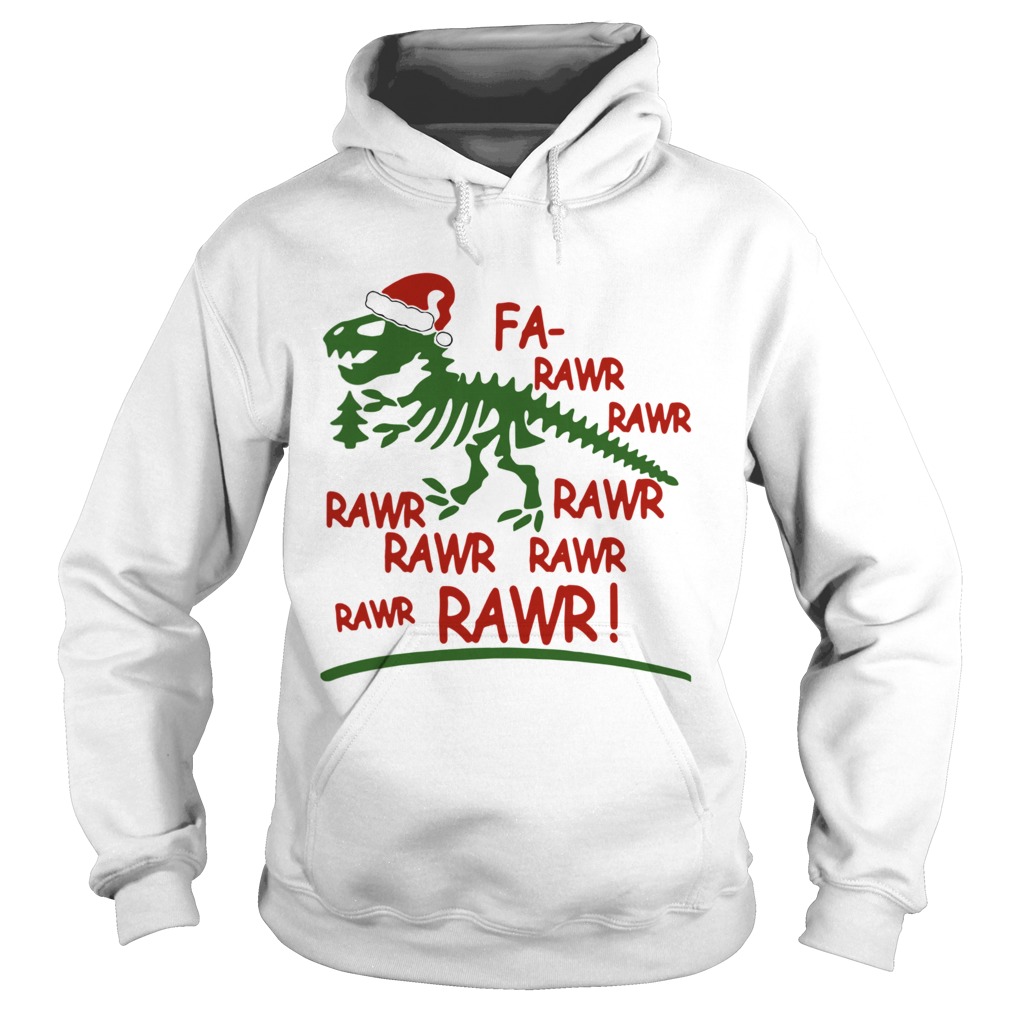 Dinosaur Trex Fa Rawr Rawr Christmas Hoodie