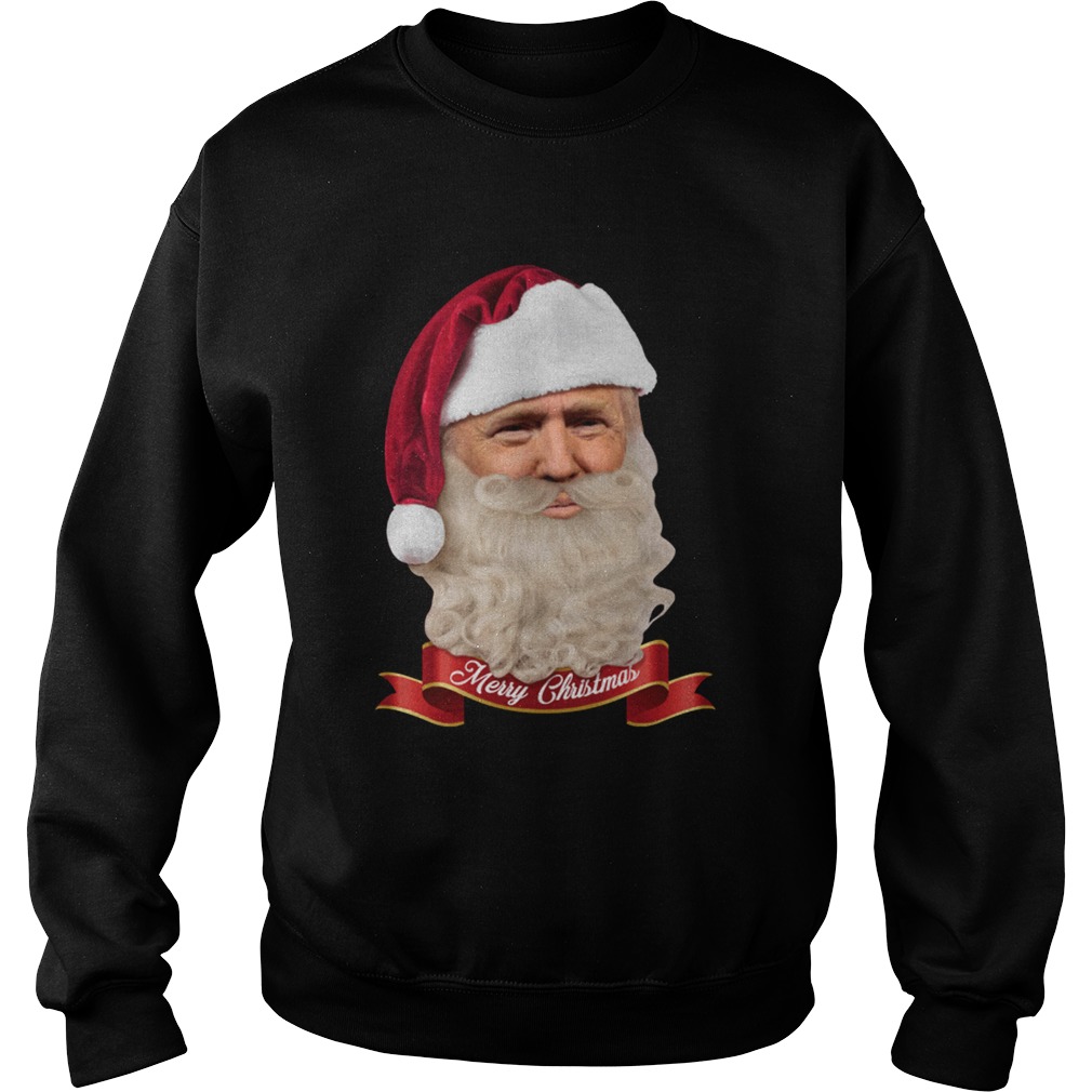 Donald Trump Santa Claus Merry Christmas Sweatshirt