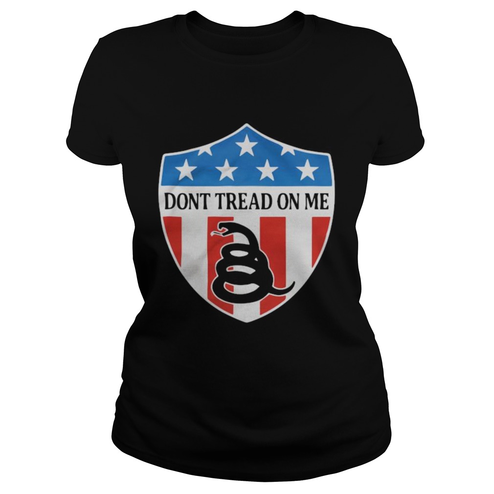Dont Tread On Me Snake American Flag Classic Ladies