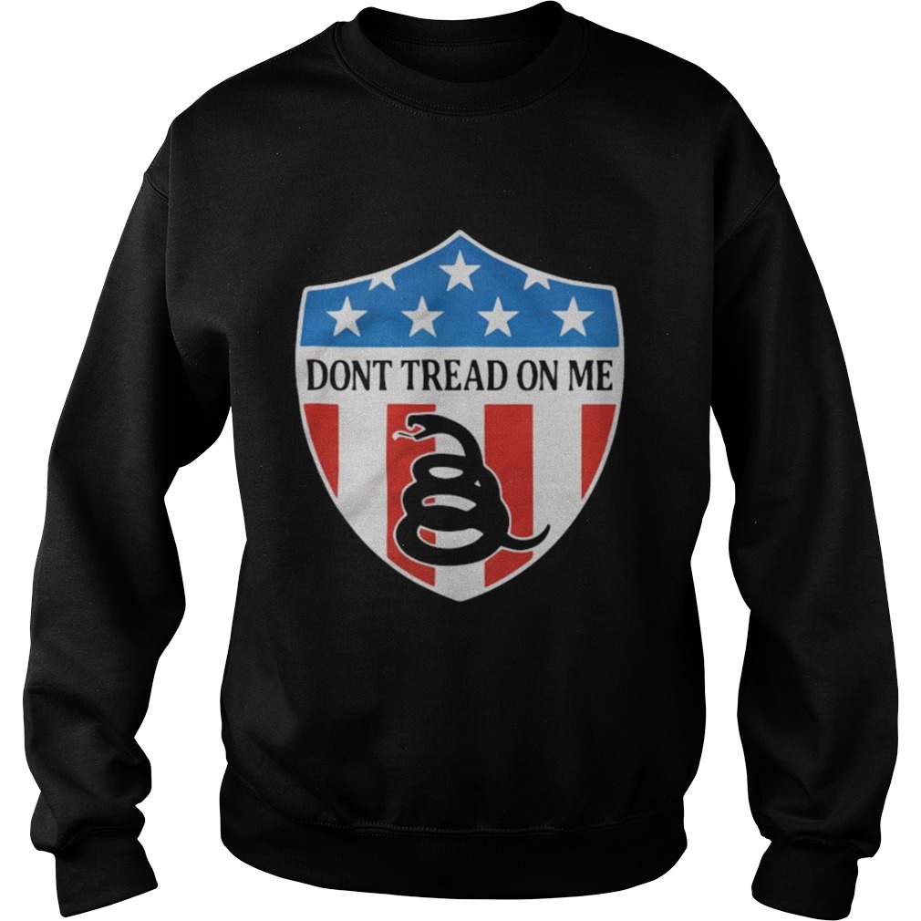 Dont Tread On Me Snake American Flag Sweatshirt