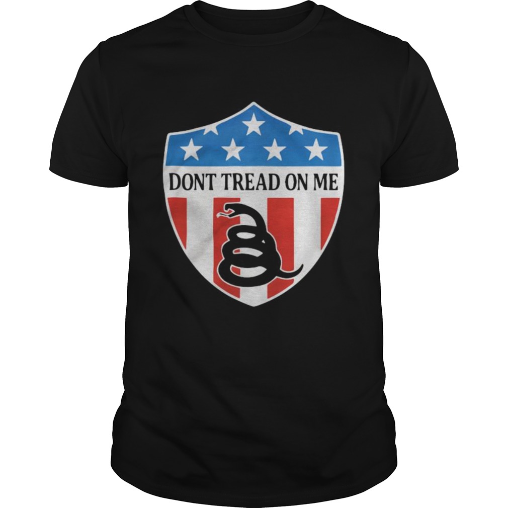 Dont Tread On Me Snake American Flag shirt