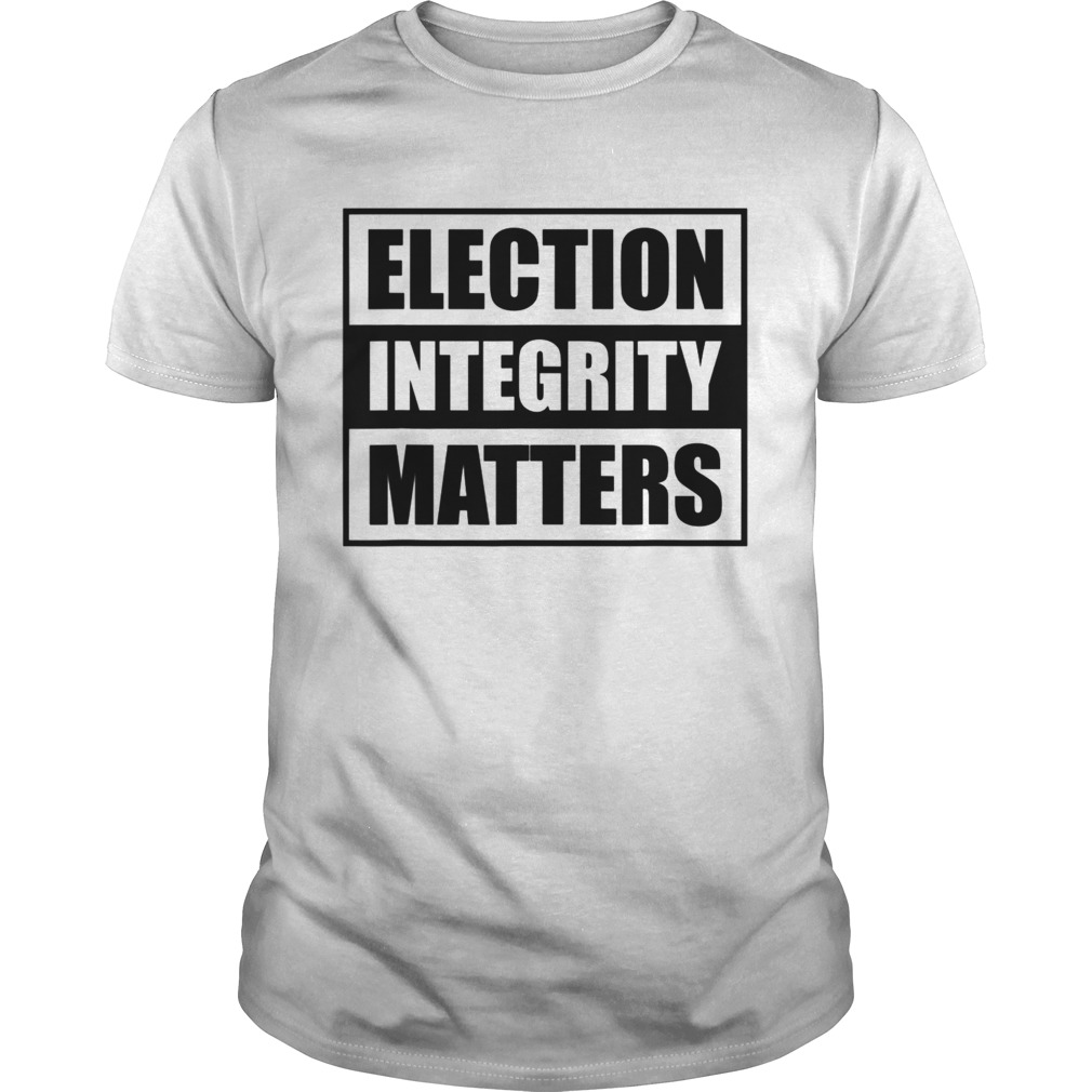 Election Integrity Matters Biden Trump Voter Fraud Ballots shirt
