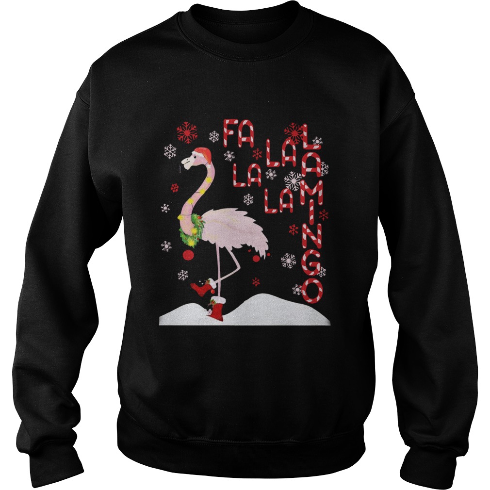 Fa La La Lamingo Xmas Merry Christmas Sweatshirt